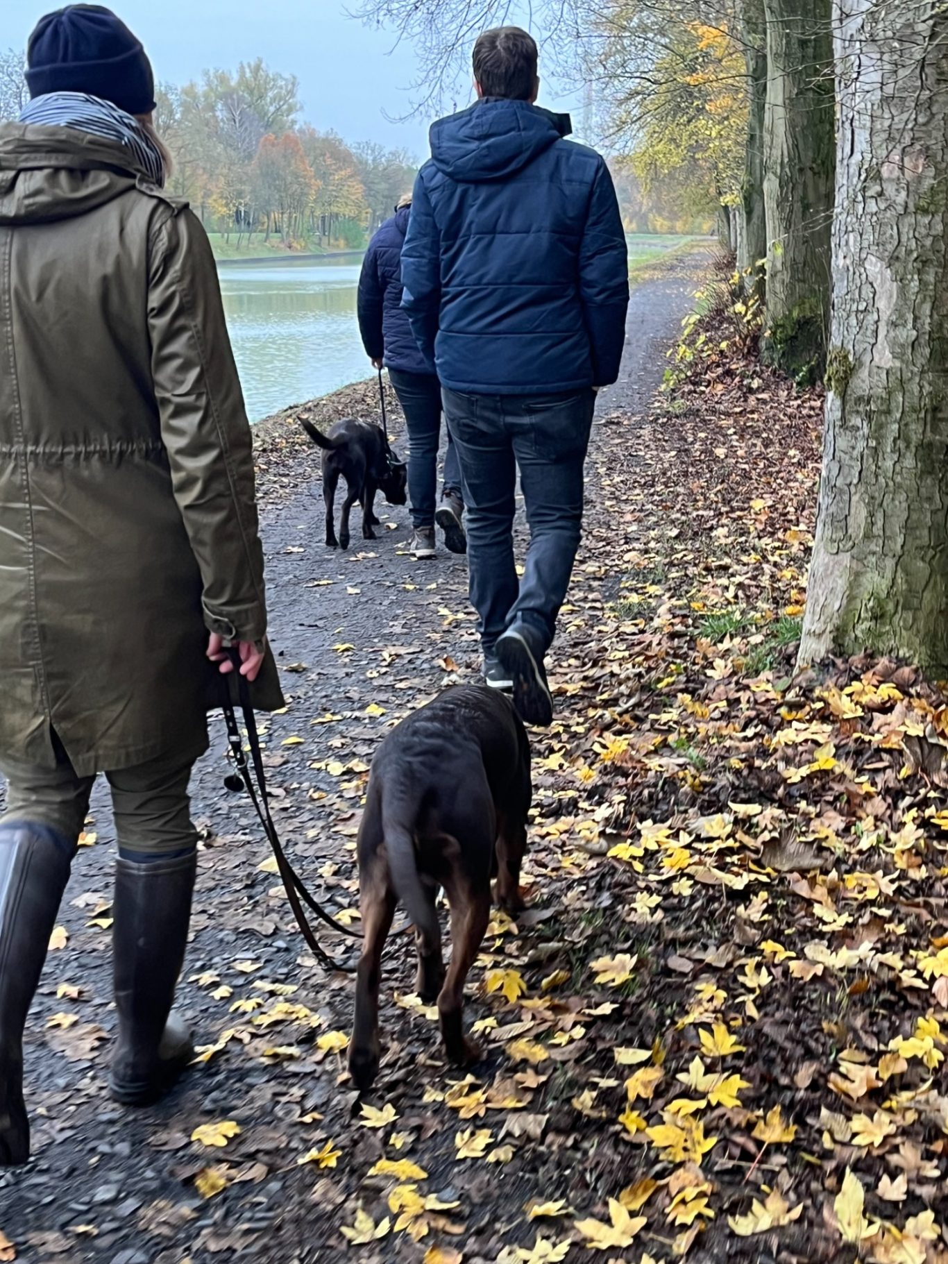 freies Training am Kanal in Hiltrup